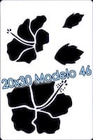 - Stencil 20x30cm Modelo 046 -